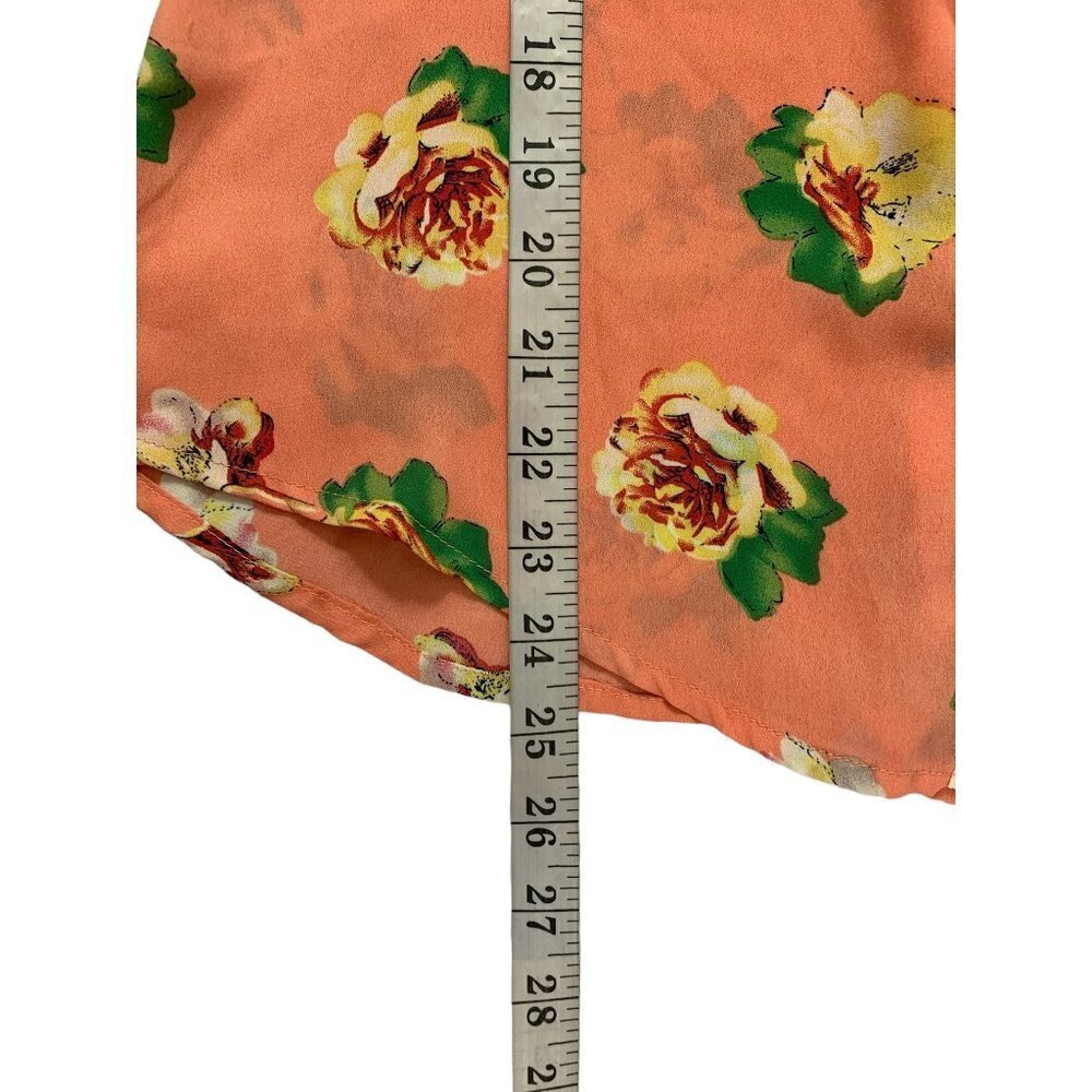 Xtaren Women's Floral Peach Tank Top - Picture 5 of 5